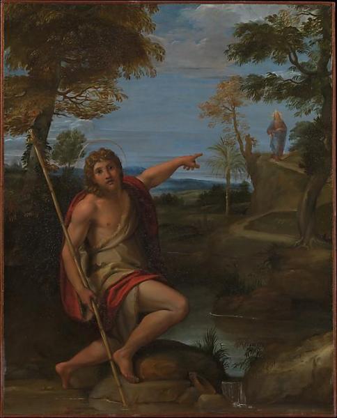 Saint John The Baptist Bearing Witness by Annibale Carraci