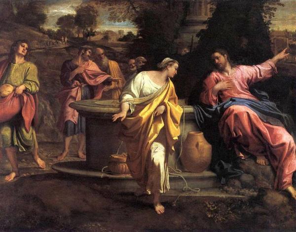 Samaritan Woman At The Well by Annibale Carraci