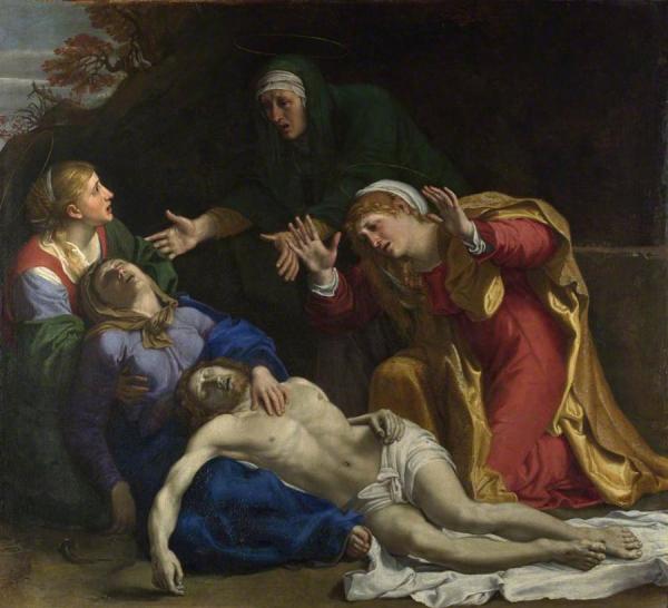 The Dead Christ Mourned by Annibale Carraci