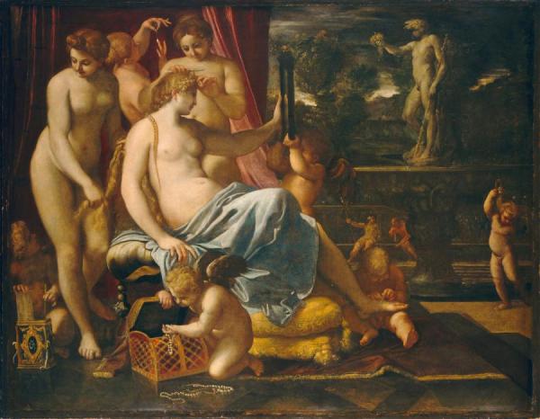 Venus Adorned By The Graces by Annibale Carraci