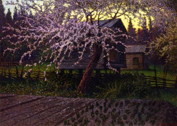 Midsummer Night In Dalecarlia, Sweden by Anshelm Schultzberg Oil Painting Reproductions