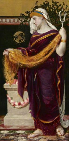 Berenice, Queen Of Egypt by Anthony Frederick Sandys