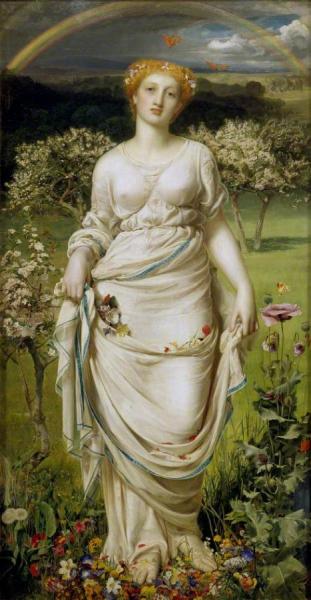 Gentle Spring by Anthony Frederick Sandys