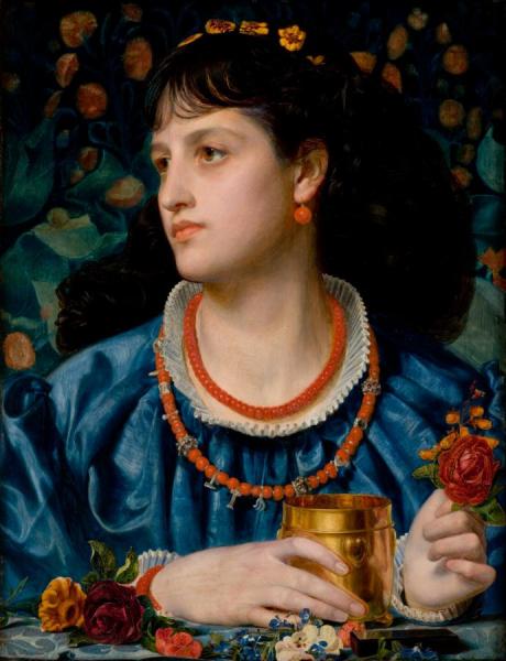 Anthony Frederick Sandys Isolda With The Love Potion