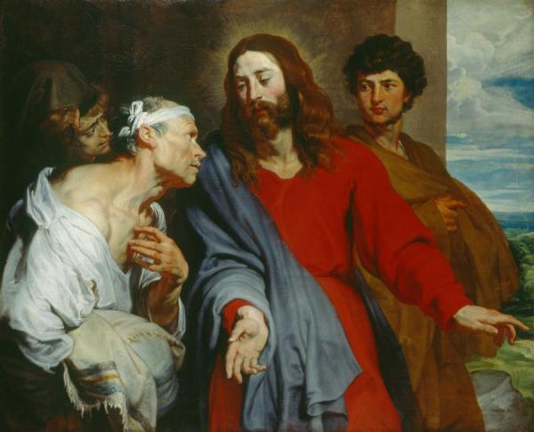 Christ Healing The Paralytic by Anthony Van Dyck