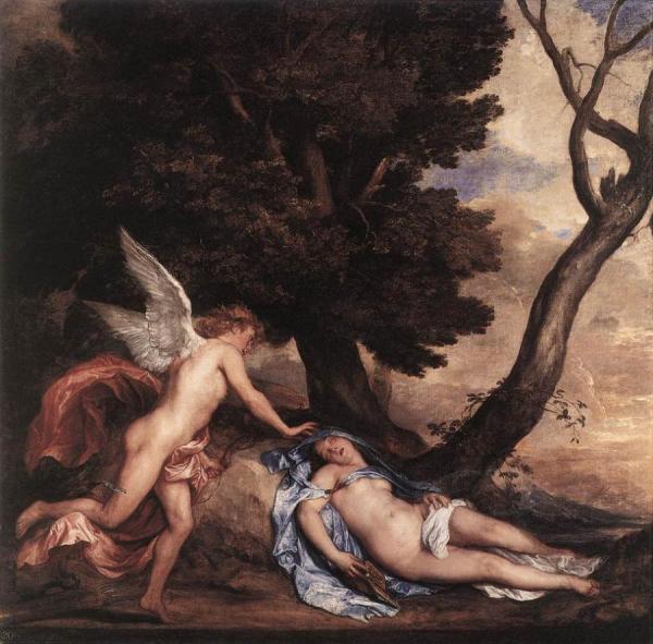 Cupid And Psyche by Anthony Van Dyck
