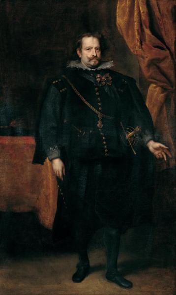 Diego De Mexia, Marquess Of Leganes by Anthony Van Dyck