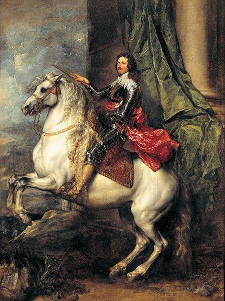 Equestrain Portrait Of Prince Tomaso Of Savoy-carignan by Anthony Van Dyck