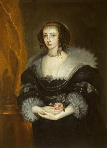 Henrietta Maria (1609-1669) by Anthony Van Dyck