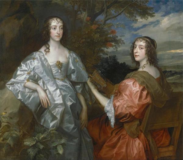 Katherine, Countess Of Chesterfield, And Lucy, Countess Of Huntingdon by Anthony Van Dyck