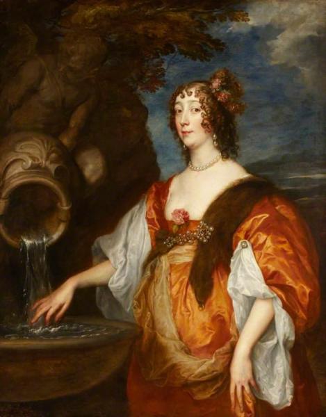 Lady Lucy Percy (c.1600-1660) Countess Of Carlisle by Anthony Van Dyck