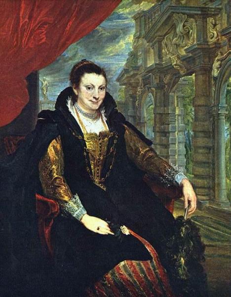 Portrait Of Isabella Brandt by Anthony Van Dyck
