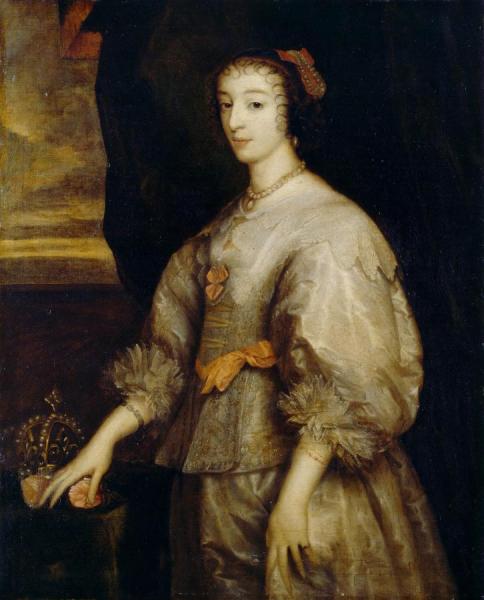 Queen Henrietta Maria I by Anthony Van Dyck