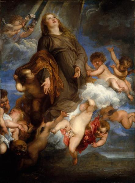 Saint Rosalie Interceding For The Plague-stricken Of Palermo by Anthony Van Dyck