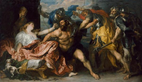 Samson And Delilah I by Anthony Van Dyck