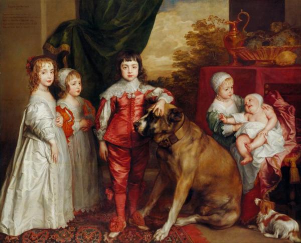 The Five Eldest Children Of Charles I by Anthony Van Dyck