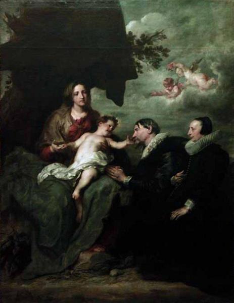 The Madonna Of The Donors by Anthony Van Dyck