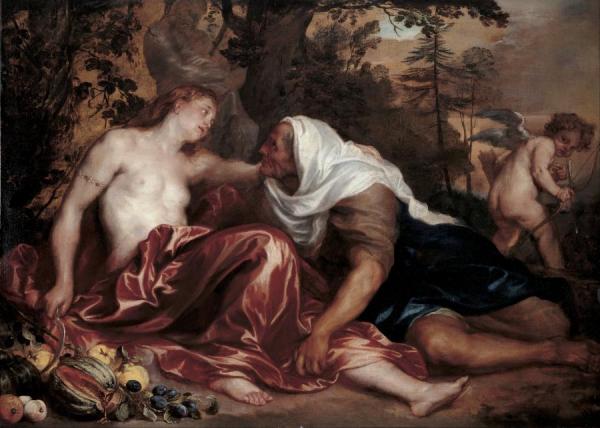 Vertumnus And Pomona by Anthony Van Dyck