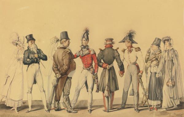 The Allies In Paris by Antoine Charles Horace Vernet