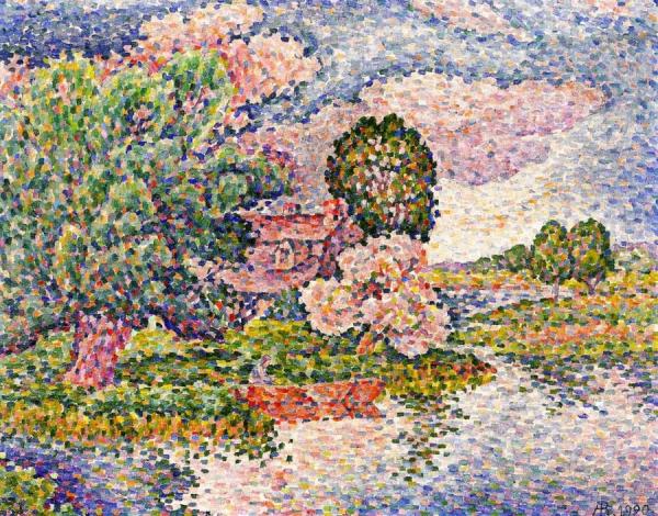 A River In Spring, Cimaise by Antoine De La Rochefoucauld