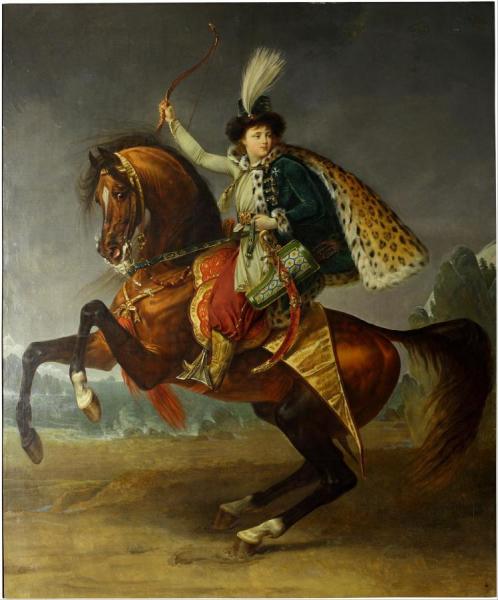 Equestrian Portrait Of Prince Boris Yusupov by Antoine Jean Gros Oil Painting Reproductions