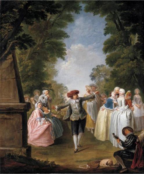 Fête Galante by Antoine Pesne
