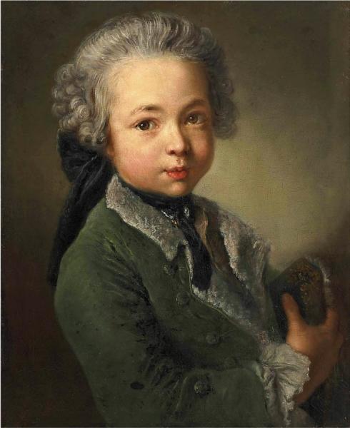 Portrait Of The Artist's Grandson by Antoine Pesne Oil Painting Reproductions