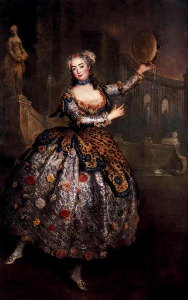 The Dancer Barbara Campanini by Antoine Pesne Oil Painting Reproductions