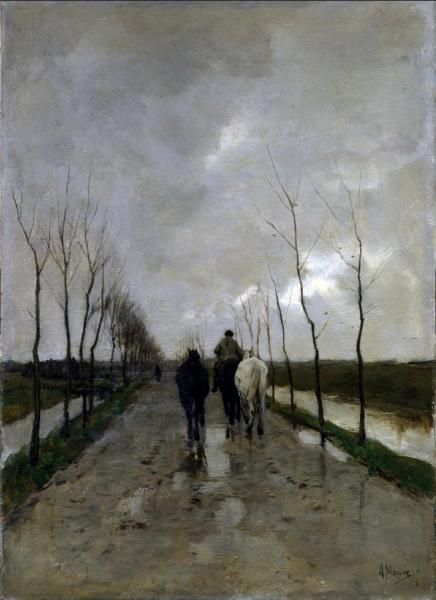 A Dutch Road by Anton Mauve