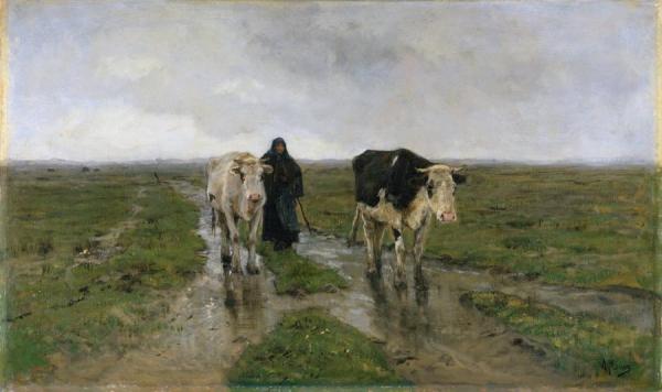 Anton Mauve Changing Pasture