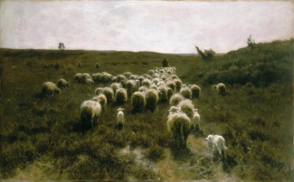 Anton Mauve The Return Of The Flock, Laren