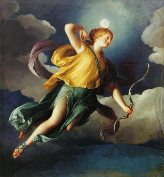 Diana As Personification Of The Night, Circa 1765 by Anton Raphael Mengs