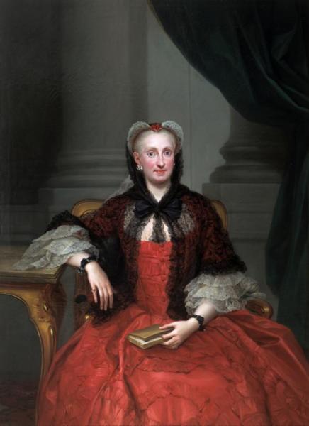 Maria Amalia Of Saxony by Anton Raphael Mengs