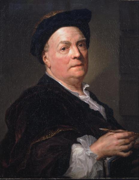Retrato De Louis Du Silvestre by Anton Raphael Mengs