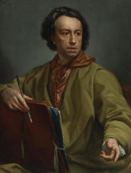 Self Portrait Of The Artist by Anton Raphael Mengs Oil Painting Reproductions