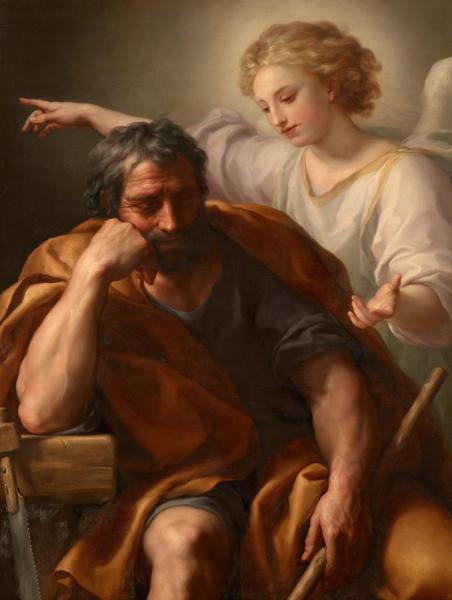 Anton Raphael Mengs The Dream Of Saint Joseph