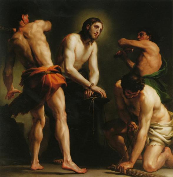 The Flagellation Of Christ by Anton Raphael Mengs Oil Painting Reproductions