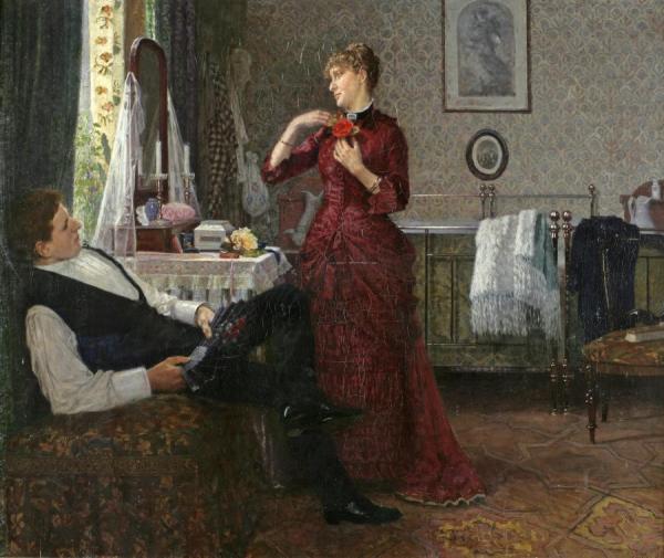 Preparing For The Ball by Anton Thiele