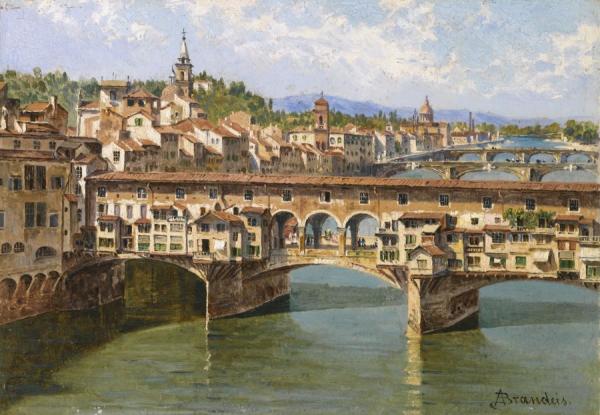 The Ponte Vecchio, Florence by Antonietta Branseis