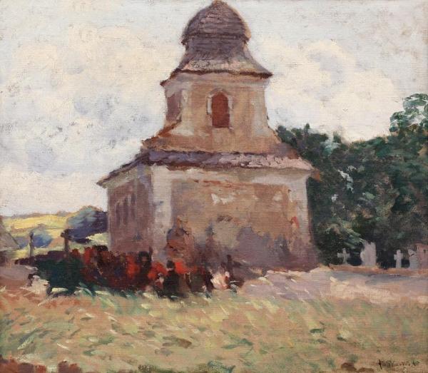 A Church In Kameničky by Antonín Slavíček