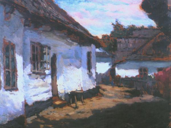 The Old Cottages In Hlinsko - Betlém by Antonín Slavíček