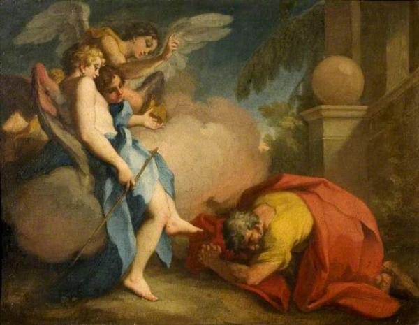 Abraham Visited By The Three Angels by Antonio Balestra
