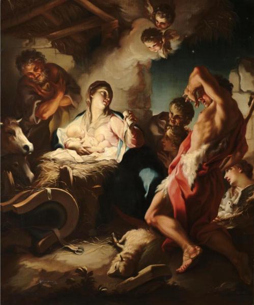 Adoration Of The Shepherds by Antonio Balestra