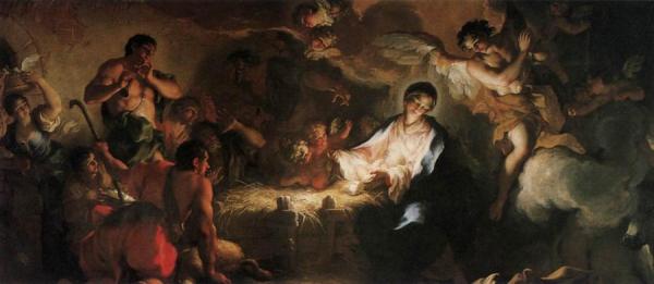 Adoration Of The Shepherds by Antonio Balestra