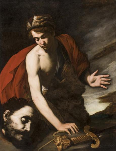 David With Head Of Goliath, Ca. 1642-1643 by Antonio De Bellis