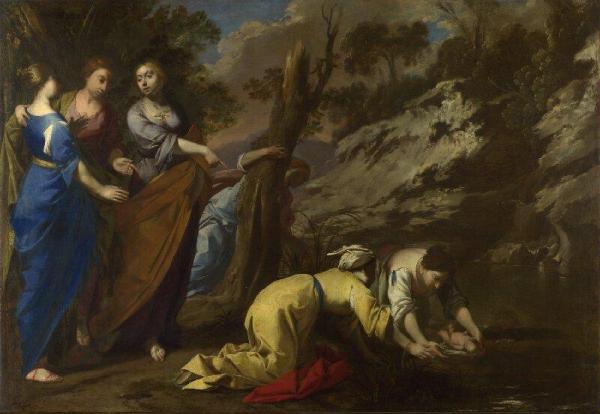 The Finding Of Moses by Antonio De Bellis
