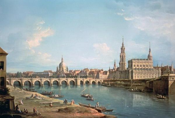 A View Of Dresden by Antonio Joli Oil Painting Reproductions