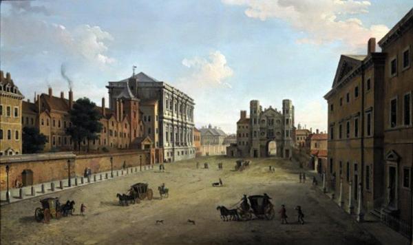 A View Of Whitehall With The Banqueting House And The Holbein Gate by Antonio Joli Oil Painting Reproductions