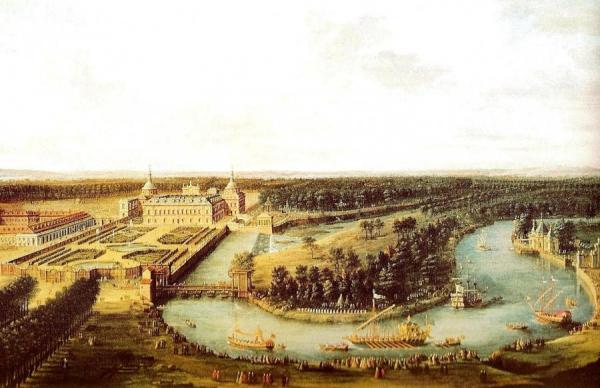 The Squadron Of The Tagus, Near The Royal Palace Of Aranjuez by Antonio Joli Oil Painting Reproductions