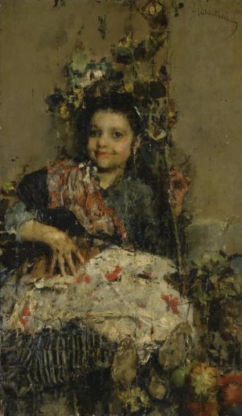 A Boy by Antonio Mancini